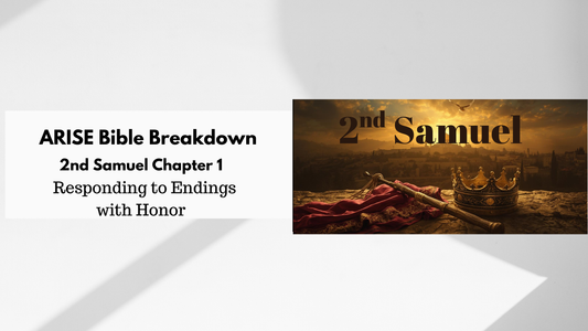 Bible Study Along: 2 Samuel 1