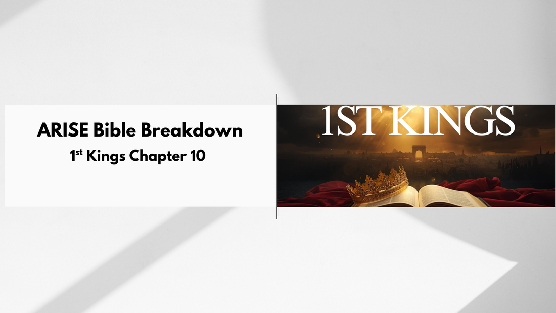 Bible Study Along: 1 Kings 10
