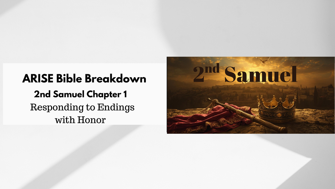 Bible Study Along: 2 Samuel 1