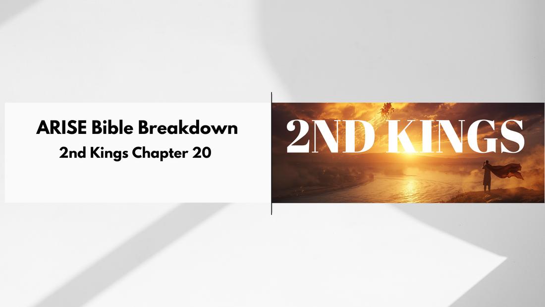 BIBLE STUDY ALONG: 2 Kings 20