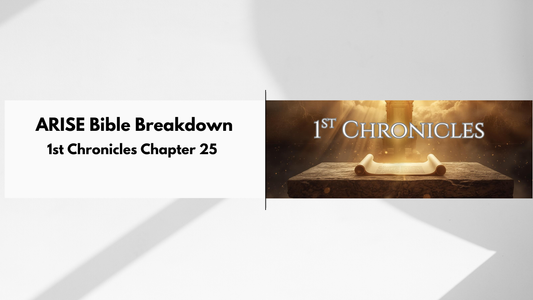 1 Chronicles 25 - BIBLE STUDY ALONG